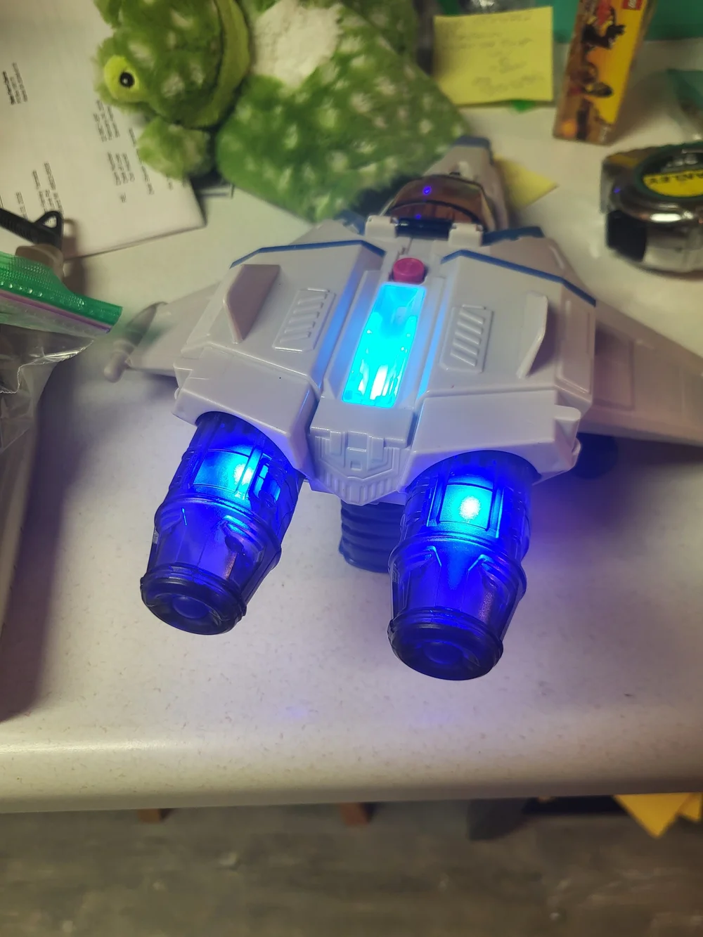 Imaginext Fighter Spaceship Buzz Lightyear Disney Pixar Lights Sounds And Figure